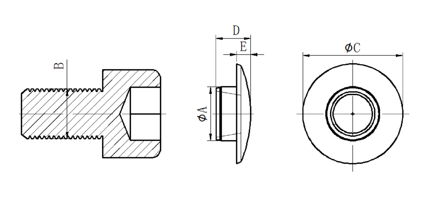 内六角螺钉盖帽