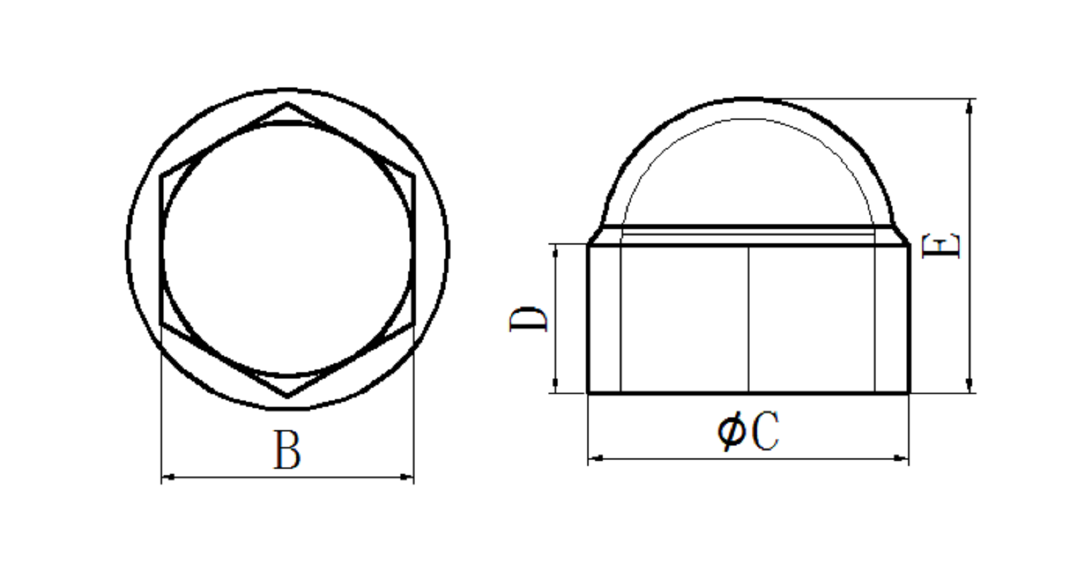 六角螺钉螺母保护盖...