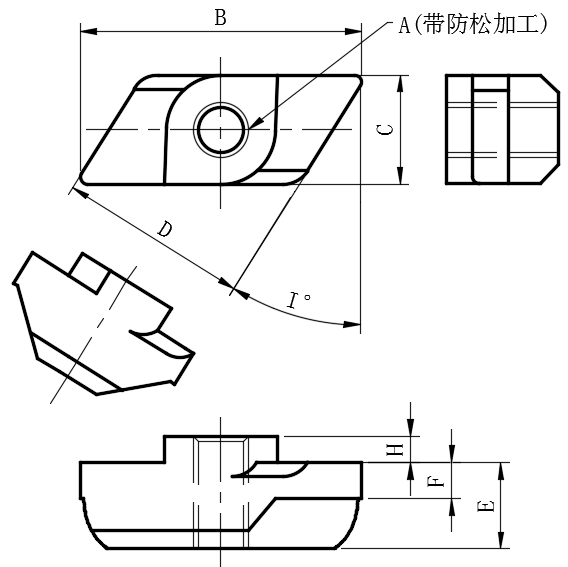 不锈钢螺母