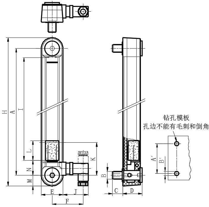 低位报警柱式液位指示器02型