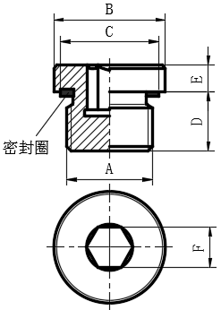 镀锌钢油塞...
