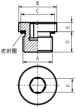 镀锌钢油塞