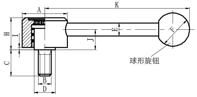 外螺纹张力手柄