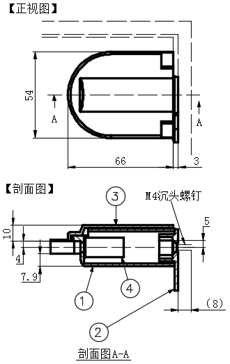 上开盖阻尼铰链01型