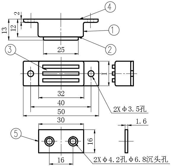 金属磁吸01型