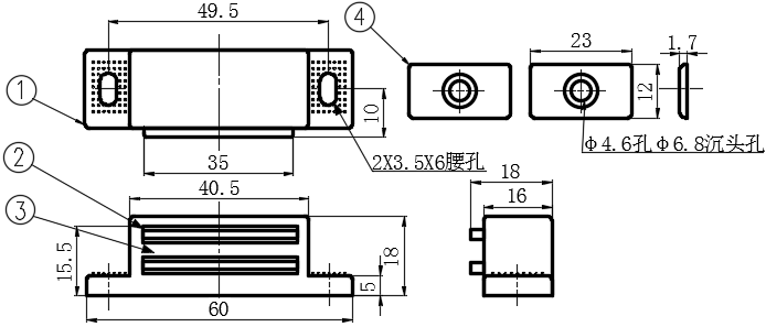 塑料磁吸06型