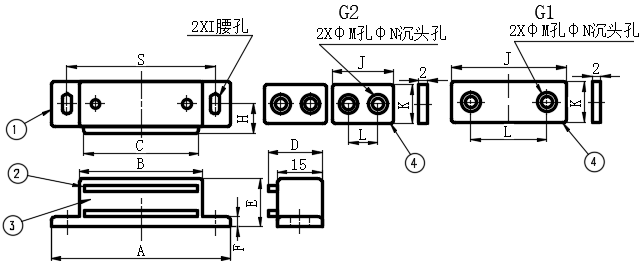 塑料磁吸08型