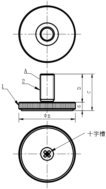 钢制高度可调水平调整脚05型