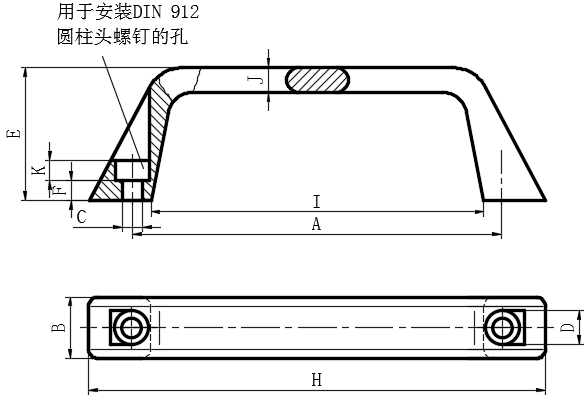 不锈钢U形手柄02型