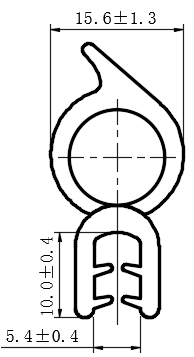 顶端发泡密封条03型