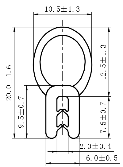 顶端发泡密封条07型