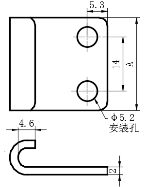 上偏心拉动式门锁13型保持器