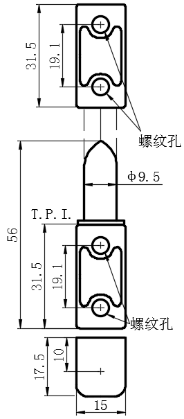 提分可拆卸铰链01型...