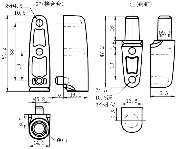 提分可拆卸铰链06型...