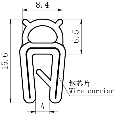 自夹紧式密封条04型