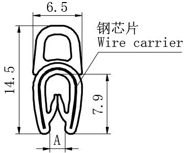 自夹紧式密封条05型