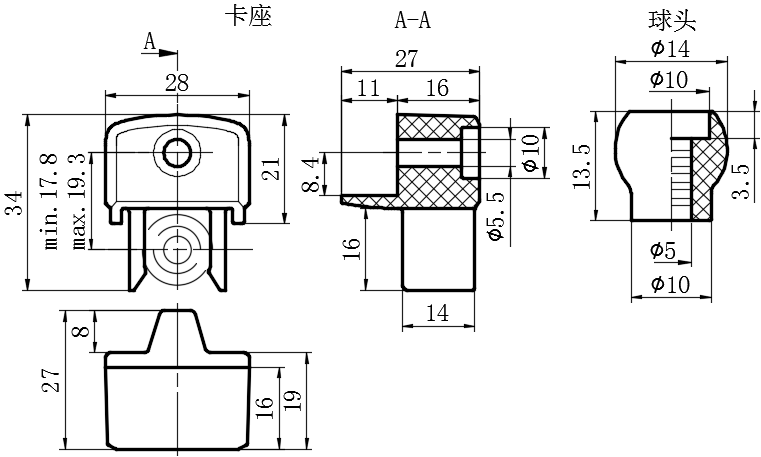 球形门锁