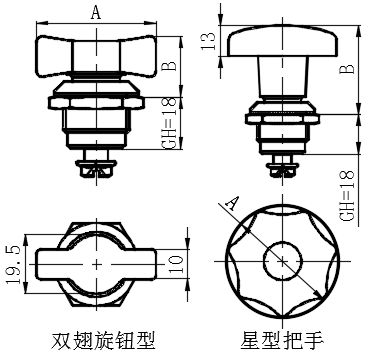 直角转舌锁02型