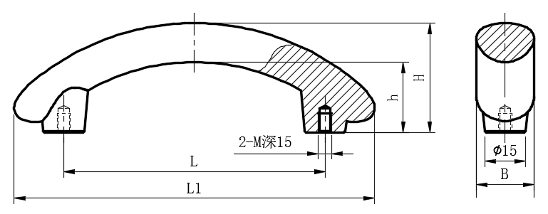拱形拉手03型...