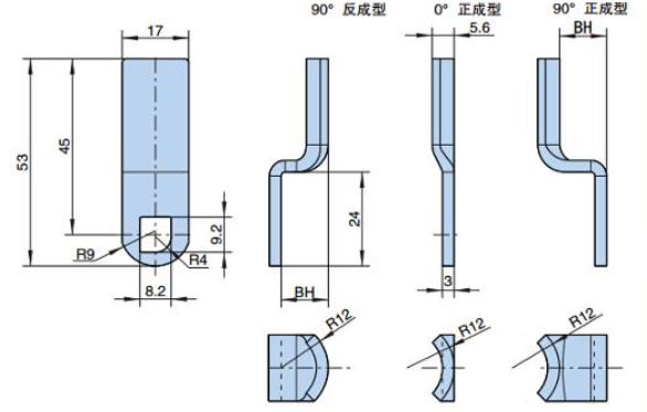 工具锁芯转舌锁01型锁舌
