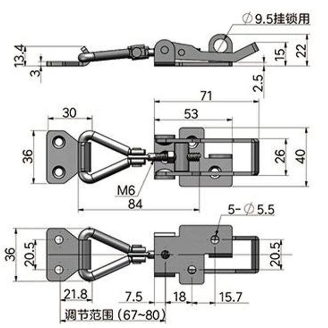 重型可调节搭扣05型...