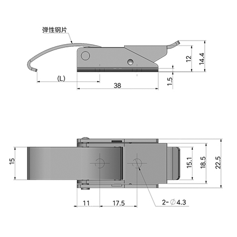 弹性减振搭扣07型...
