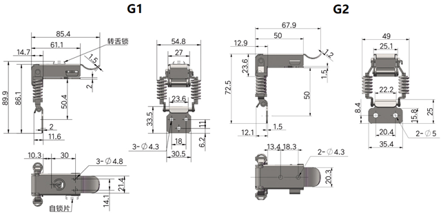 减振直角搭扣01型...