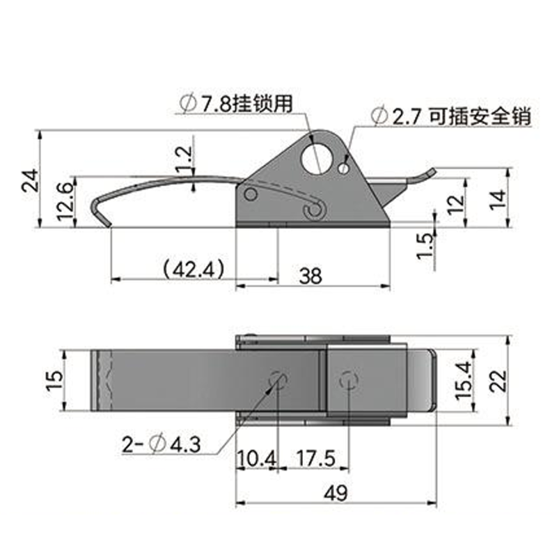 弹性减振搭扣11型...