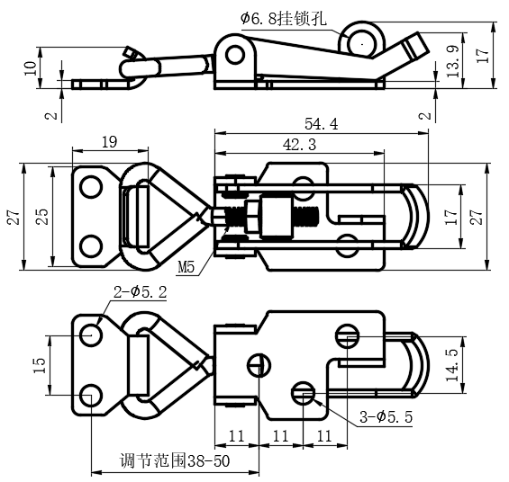 重型可调节搭扣08型...