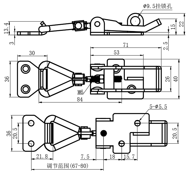 重型可调节搭扣09型...