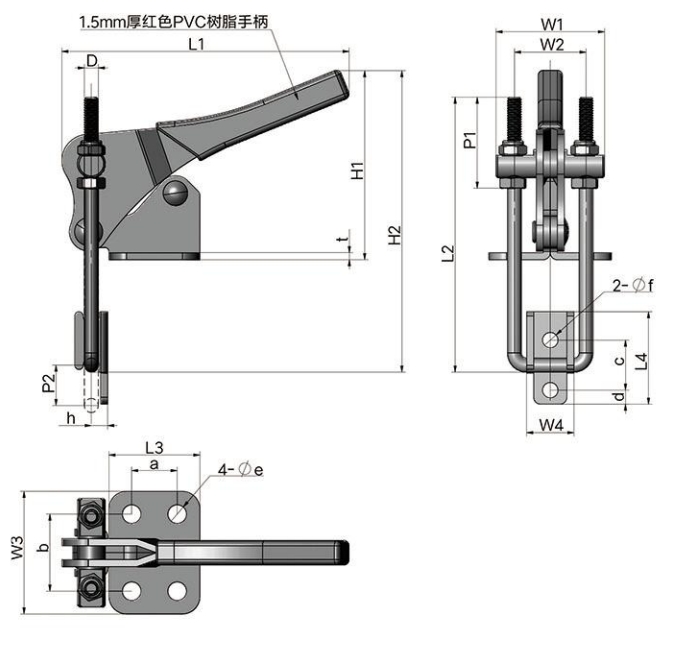 重型直角搭扣03型...