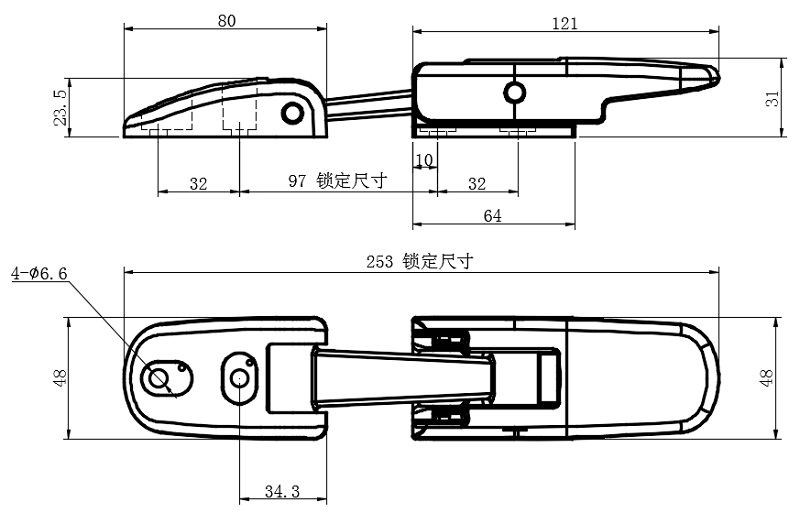 弹性减振搭扣16型...