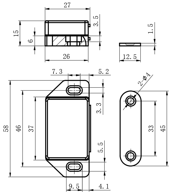 塑料磁吸10型...