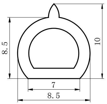 PVC密封胶条01型...