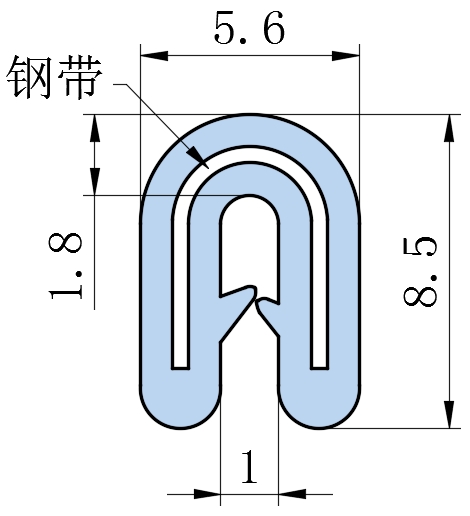 PVC橡塑装饰条05型...