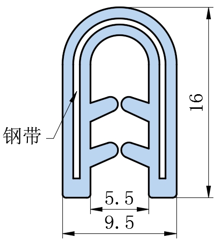 PVC橡塑装饰条07型...
