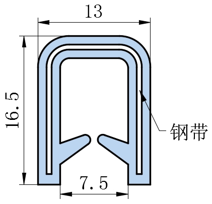 PVC橡塑装饰条09型...