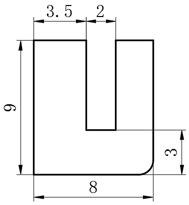 密实胶条14型...