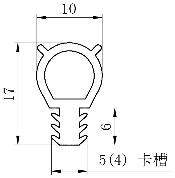 无钢带密封条02型...