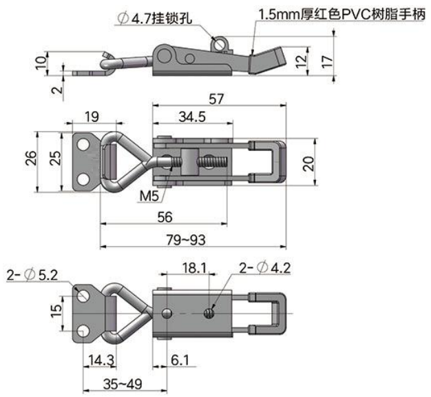 重型可调节搭扣10型...