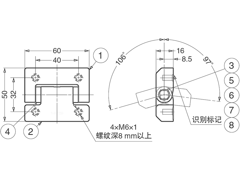 不锈钢扭矩铰链12型...