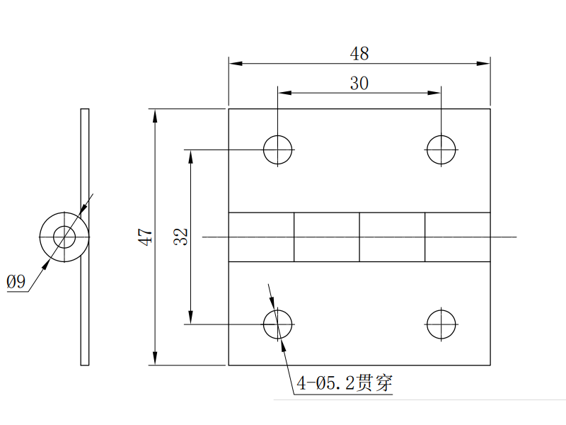 不锈钢304铰链05型...