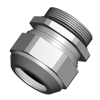 Progress®黄铜镀镍电缆接头02型