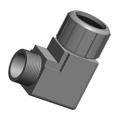 尼龙90度电缆接头