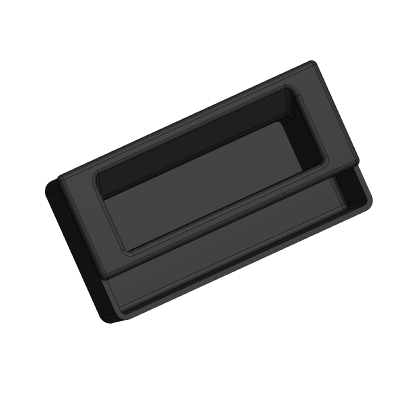 ABS黑色埋入式拉手 ABS黑色埋入式拉手