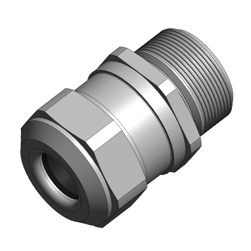 ex黄铜镀镍紧凑型电缆接头适用于防爆外壳exdiic和增安型exeii