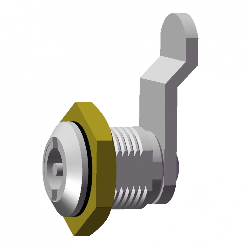 锌合金带凹口钥匙转舌式门锁02型G1
