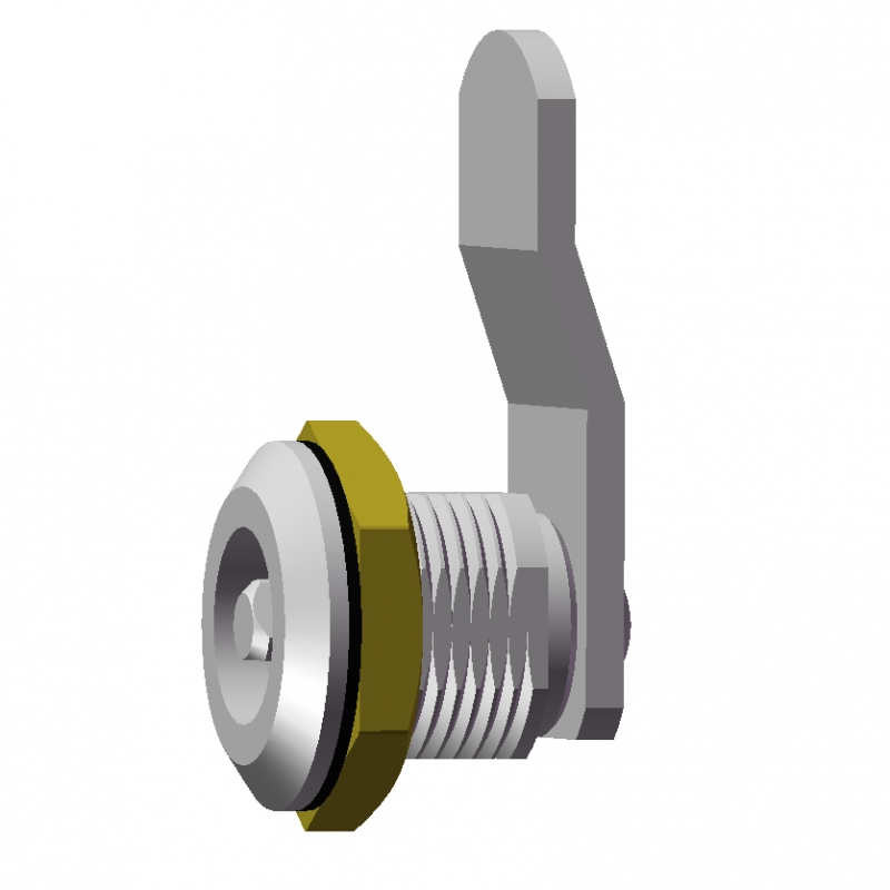 锌合金带凹口钥匙转舌式门锁02型G2