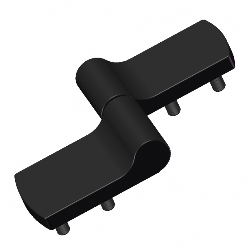 锌合金黑色对称恒定扭矩铰链04型G1螺纹螺栓