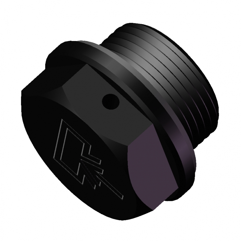 耐180℃铝制的注油塞G4黑色